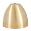 B&P Lamp Bullet Shape Solid Spun Brass Modern Shade view 3