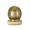 B&P Lamp Small, Antique Brass Knob Finial, 1/4-27F view 3