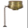 B&P Lamp Antique Brass On-Off Pull Chain Socket view 1