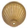 B&P Lamp 5-1/2 Inch Diameter Die Cast Brass Ceiling Light Canopy Plate Or Cap view 1