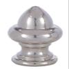B&P Lamp Acorn Shape Cast Brass Finial in Nickel Finish view 1