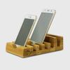 DirectNine Basics Bamboo Docking Organizer Charging Stand Station for Multiple Devices with iPhones Minis, Smartphones & Tablets, Kindles, iPhones, Androids, iPads, iPad Minis, Nexus 7 and More view 4