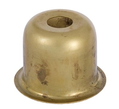 B&P Lamp 1 Inch Stamped Brass Candle Cup