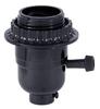 B&P Lamp Turn-Knob 3-Way Phenolic Socket, Med. Base, has Threaded Shell with Ring view 1