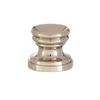 B&P Lamp Cup Shaped Design, Base Only Finial, Nickel Finish view 1