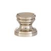 B&P Lamp Cup Shaped Design, Base Only Finial, Nickel Finish view 3
