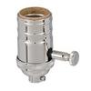B&P Lamp Edison Size Full Dimmer Turned Socket in Nickel Finish view 2
