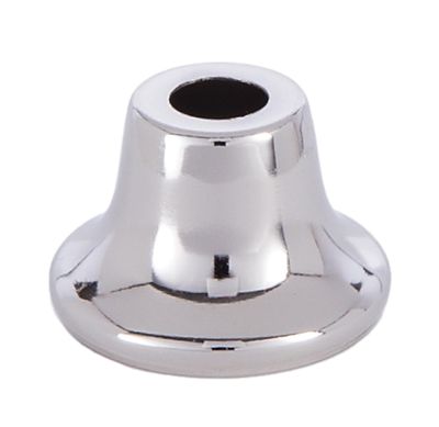 B&P Lamp Nickel Plated Finish Flared Steel Neck