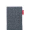 fitBAG Jive Gray Custom Tailored Sleeve for LeEco LePro 3. Fine Suit Fabric Pouch with Integrated Microfibre Lining for Display Cleaning view 4