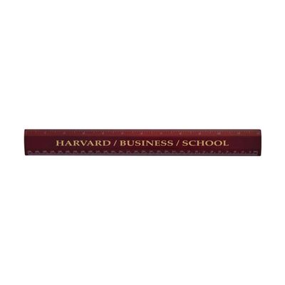 SS INC HarvardCollege Crimson Wood Ruler