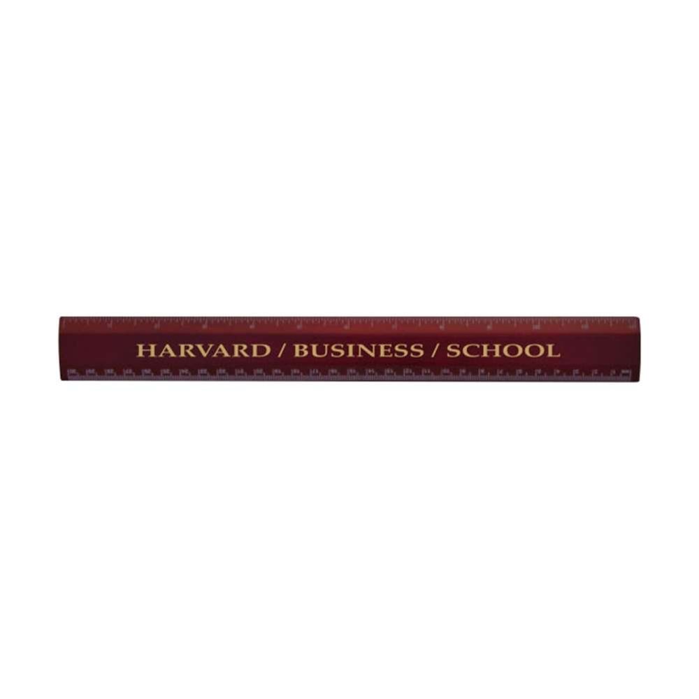 SS INC HarvardCollege Crimson Wood Ruler