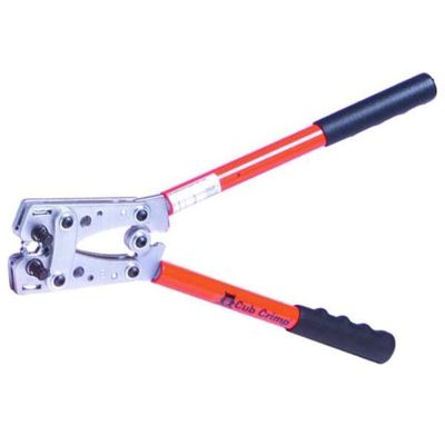 Insulated Crimper, 8-1/0 AWG, 15 In L