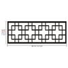 Squares Headboard Wall Decal Headboard Dorm Decor Headboard Wall Sticker Wall Graphic Vinyl Bedroom Wall Art Decor Medium,Brown) view 3