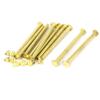 uxcell 5mmx70mm Brass Plated Chicago Screws Binding Posts Docking Rivet 10pcs view 1