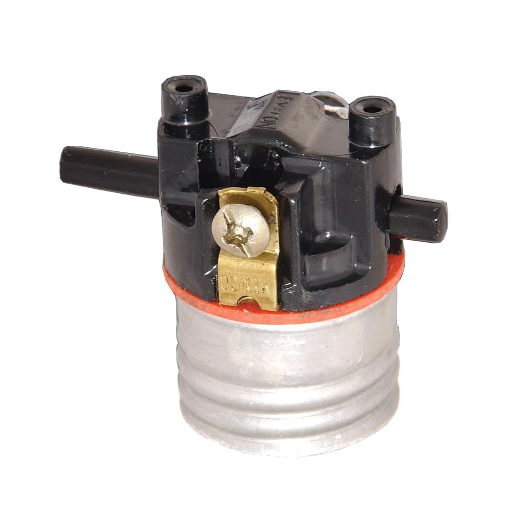 B&P Lamp Push-Thru (On/Off) Med. Base E26 Socket Interior