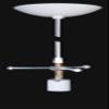 B&P Lamp Cylinder Glass Pendant Lamp, Less Shade view 1