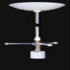 B&P Lamp Cylinder Glass Pendant Lamp, Less Shade view 2