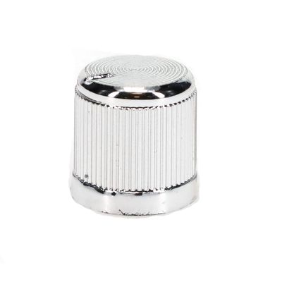 B&P Lamp Nickel Plastic Dimmer Knob Replacement, 6 mm Knurled Inner Diameter, 12.75 mm Interior Housing Diameter, 16 mm Height x 15 mm Diameter