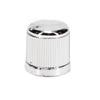 B&P Lamp Nickel Plastic Dimmer Knob Replacement, 6 mm Knurled Inner Diameter, 12.75 mm Interior Housing Diameter, 16 mm Height x 15 mm Diameter view 1