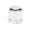 B&P Lamp Nickel Plastic Dimmer Knob Replacement, 6 mm Knurled Inner Diameter, 12.75 mm Interior Housing Diameter, 16 mm Height x 15 mm Diameter view 2