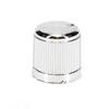 B&P Lamp Nickel Plastic Dimmer Knob Replacement, 6 mm Knurled Inner Diameter, 12.75 mm Interior Housing Diameter, 16 mm Height x 15 mm Diameter view 3