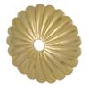 B&P Lamp Stamped Brass Rosette Bobesche view 1