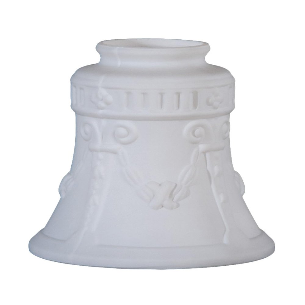 B&P Lamp Early Style Embossed Columns Fixture Shade