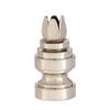 B&P Lamp 6 Prong Design, Base Only Finial, Satin Nickel Finish view 3