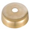B&P Lamp Unfinished Brass Disc Shape Screw Collar Ceiling Light Canopy Plate view 1