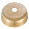 B&P Lamp Unfinished Brass Disc Shape Screw Collar Ceiling Light Canopy Plate view 2