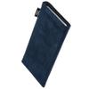 fitBAG Classic Blue Custom Tailored Sleeve for LeEco LePro 3. Genuine Alcantara Pouch with Integrated Microfibre Lining for Display Cleaning view 2