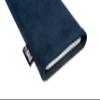 fitBAG Classic Blue Custom Tailored Sleeve for LeEco LePro 3. Genuine Alcantara Pouch with Integrated Microfibre Lining for Display Cleaning view 3