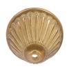 B&P Lamp 4 Inch Diameter Die Cast Brass Ceiling Light Canopy Plate or Cap view 1