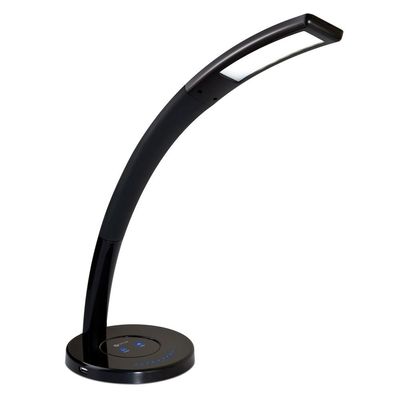 OttLite Cobra LED Desk Lamp with USB - Black