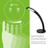OttLite Cobra LED Desk Lamp with USB - Black view 4