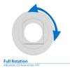 NICOR Lighting 4 inch White Retractable Adjustable LED Recessed Retrofit Downlight, 2700K (DLR4-R-10-120-2K-WH) view 4