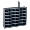 Durham 314-95 Gray Cold Rolled Steel 36 Opening Adjustable Parts Bin, 23-3/4 Width x 4-3/4 Depth x 23-3/4 Height by Durham view 1