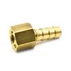 Interstate Pneumatics FFS245 Brass Hose Fitting, Connector, 1/4 Inch Swivel Barb x 5/16 Inch Female NPT End - 2 Piece view 2