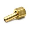 Interstate Pneumatics FFS245 Brass Hose Fitting, Connector, 1/4 Inch Swivel Barb x 5/16 Inch Female NPT End - 2 Piece view 3