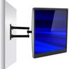 Mount-It TV Wall Mount Full Motion LCD, LED 4K TV Swivel Bracket for 23-55 inch Screen Size, Compatible with VESA 400x400, 66 lbs Capacity (MI-2065L), Black view 2