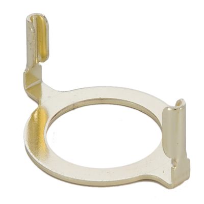 B&P Lamp Slip Style Shade Harp Holder Base Adapter for GU24 and European Style Nord Sockets with Plastic Ring