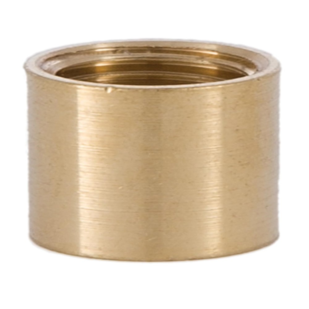 B&P Lamp 5/8 Inch Brass Coupling 1/4 Tap