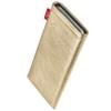 fitBAG Groove Gold Custom Tailored Sleeve for LeEco LePro 3. Fine Nappa foil Leather Pouch with Integrated Microfibre Lining for Display Cleaning view 2