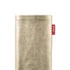fitBAG Groove Gold Custom Tailored Sleeve for LeEco LePro 3. Fine Nappa foil Leather Pouch with Integrated Microfibre Lining for Display Cleaning view 4