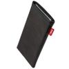 fitBAG Beat Black Custom Tailored Sleeve for LeEco LePro 3. Fine Nappa Leather Pouch with Integrated Microfibre Lining for Display Cleaning view 1