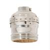 B&P Lamp Keyless Early Electric Style Lamp Socket, Nickel Plated Finish, Keyless (No Switch), Uno Thread Shell view 1