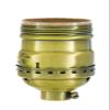 B&P Lamp Keyless Early Electric Style Lamp Socket, Nickel Plated Finish, Keyless (No Switch), Uno Thread Shell view 3