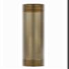B&P Lamp 8 Inch Solid Brass 1/8 IP Threaded Rod view 1