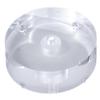 B&P Lamp 8 Inch Diameter Round Acrylic Footed Lamp Base view 1