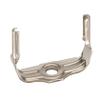 B&P Lamp Heavy Duty Wide Lamp Shade Harp Holder Base, 1/8IP, Polished Nickel Finish view 1